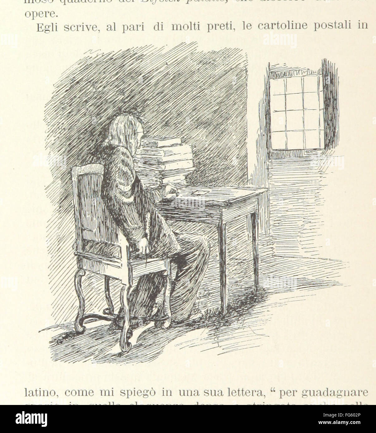 Verbanine è una raccolta di lettere scritte da Apostolo Zero, personaggio impegnato nel commercio e nell'amore. Le lettere, scoperte e curate da G. Faldella, esplorano temi del commercio e del romanticismo. Foto Stock