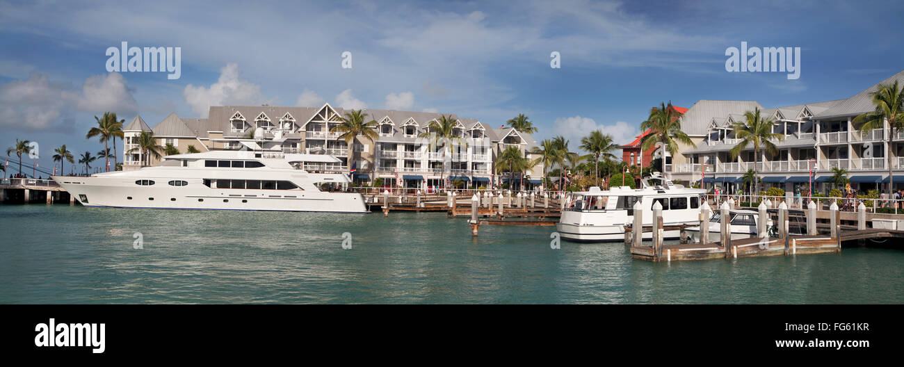 Key West Harbour, Florida, Stati Uniti d'America Foto Stock