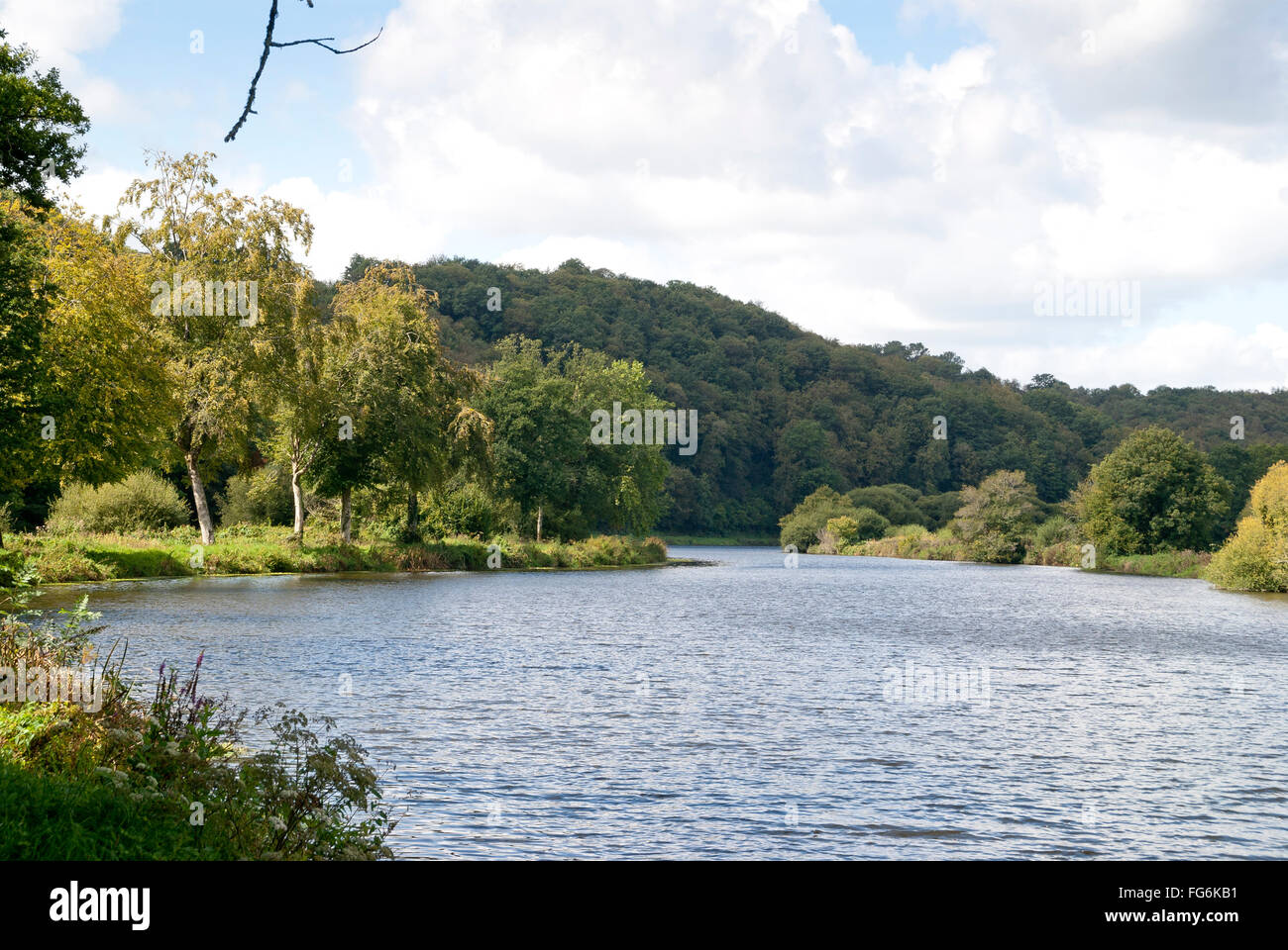Paesaggio dal Peak District, Derbyshire Foto Stock