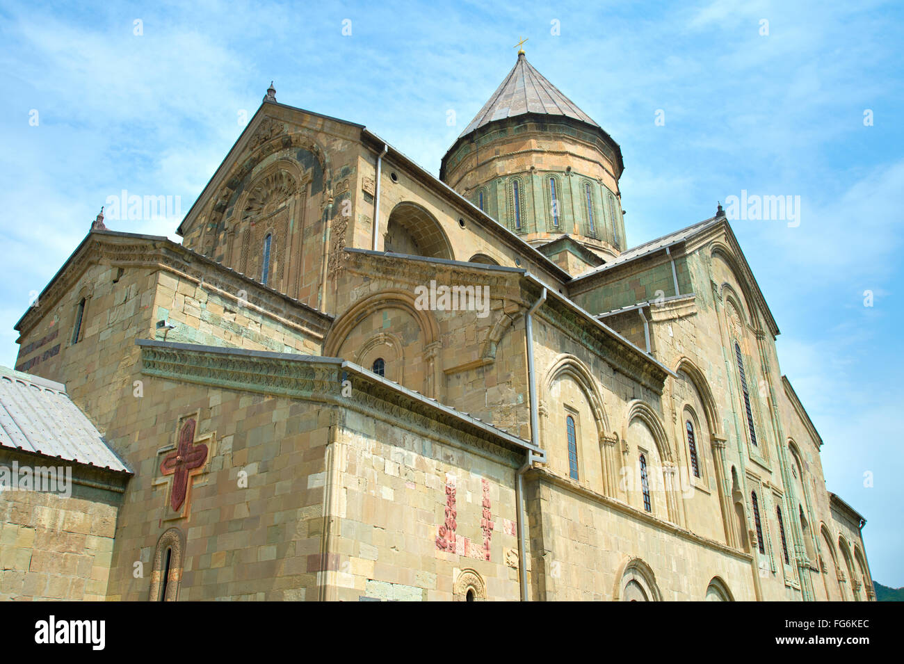 Famosa Cattedrale di Svetitskhoveli. Mtskheta, Repubblica georgiana Foto Stock