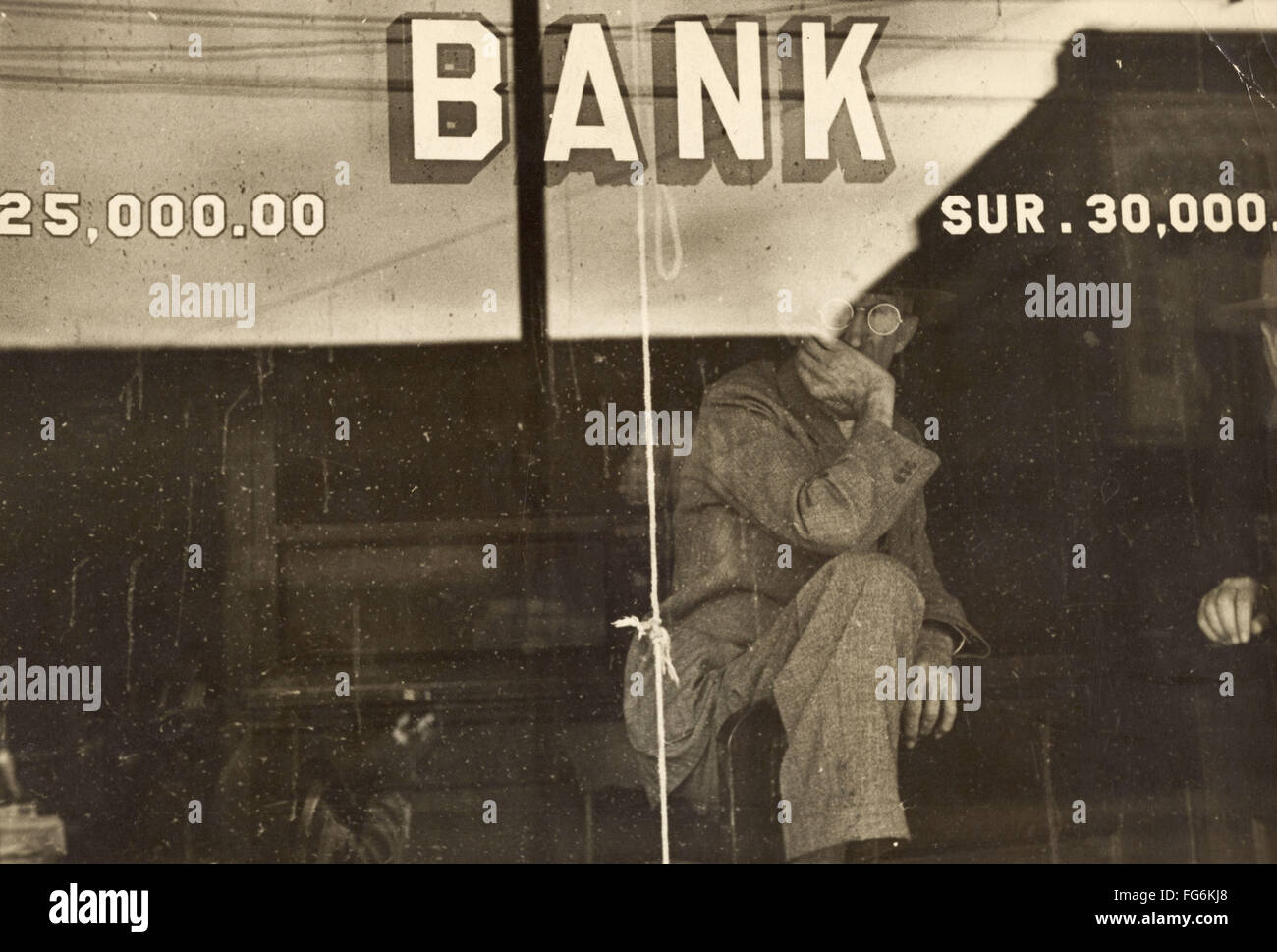 Banca, Smithland, Kentucky, America 1935 Foto Stock