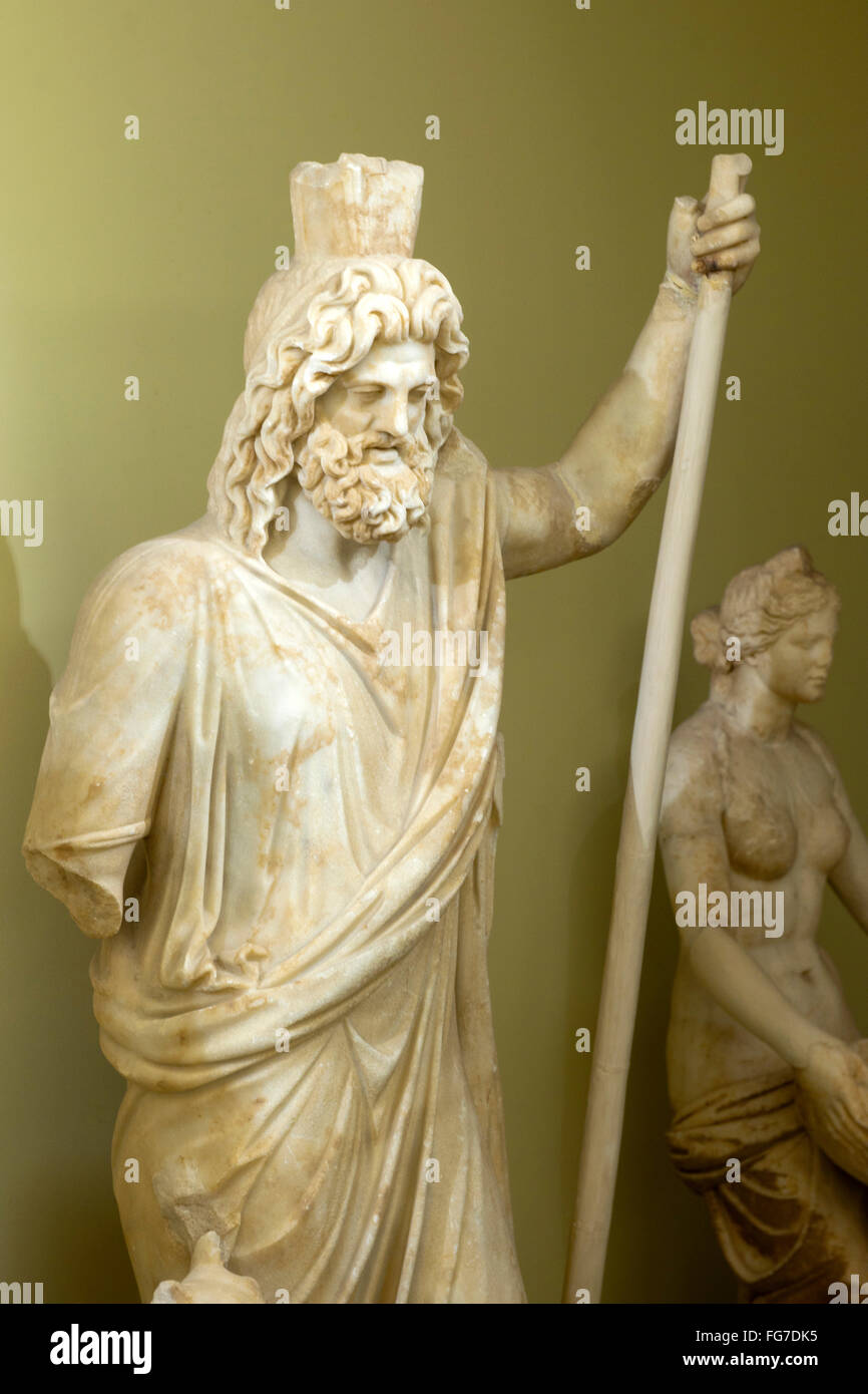 Griechenland, Kreta, Heraklion, Archäologisches Museum, statua des Ade. Foto Stock