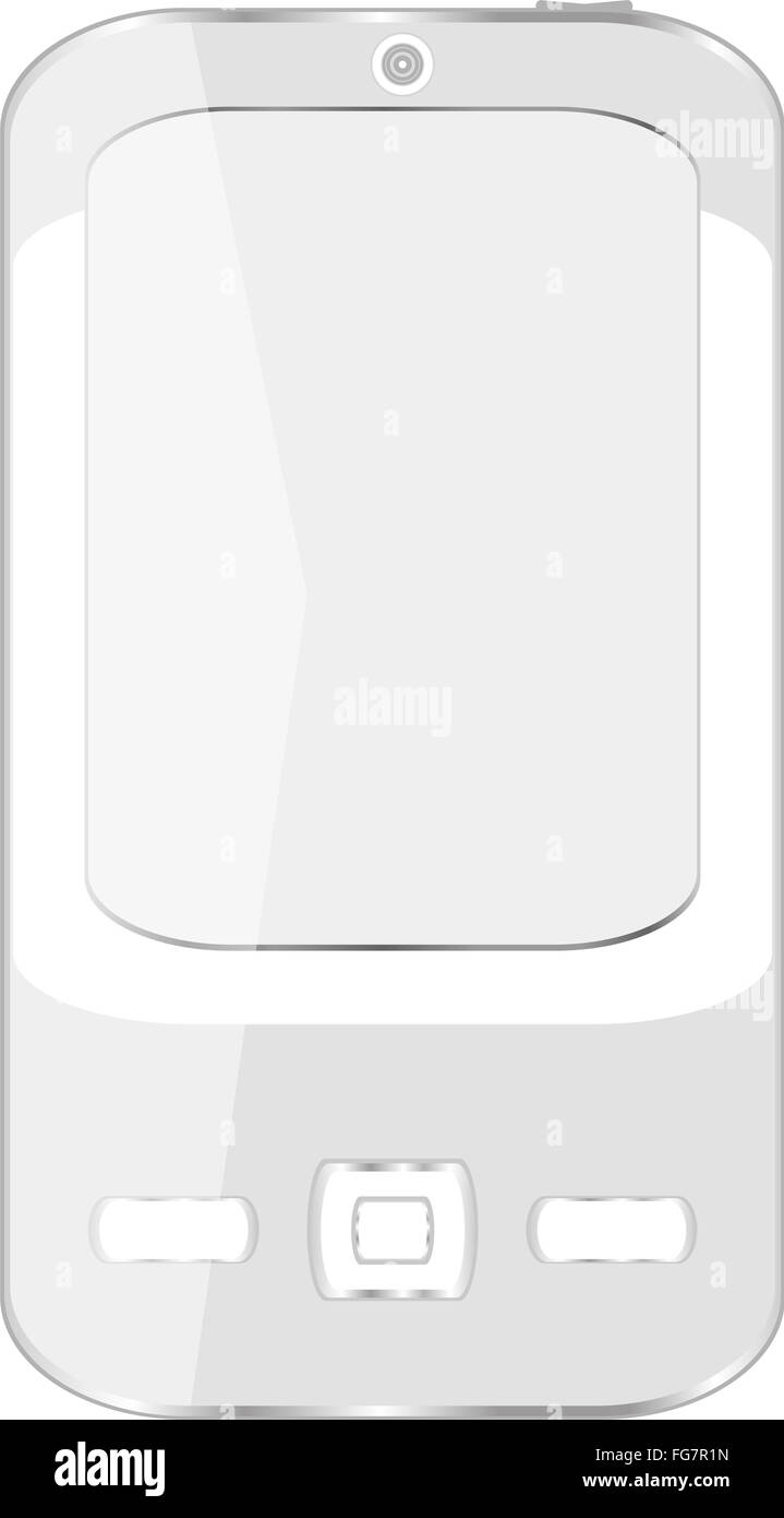 Smart cellulare mobile smart phone (iphone) Foto Stock