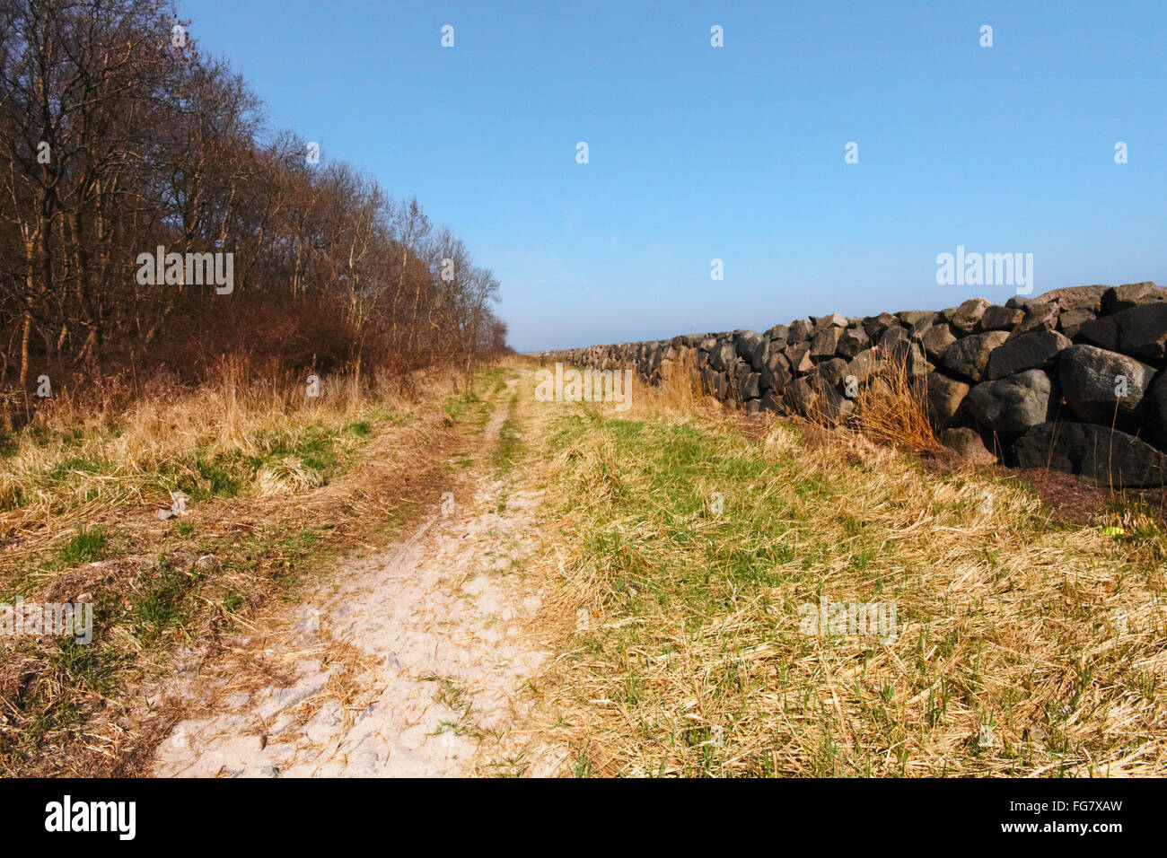 Thiessow Beach - Ruegen Foto Stock