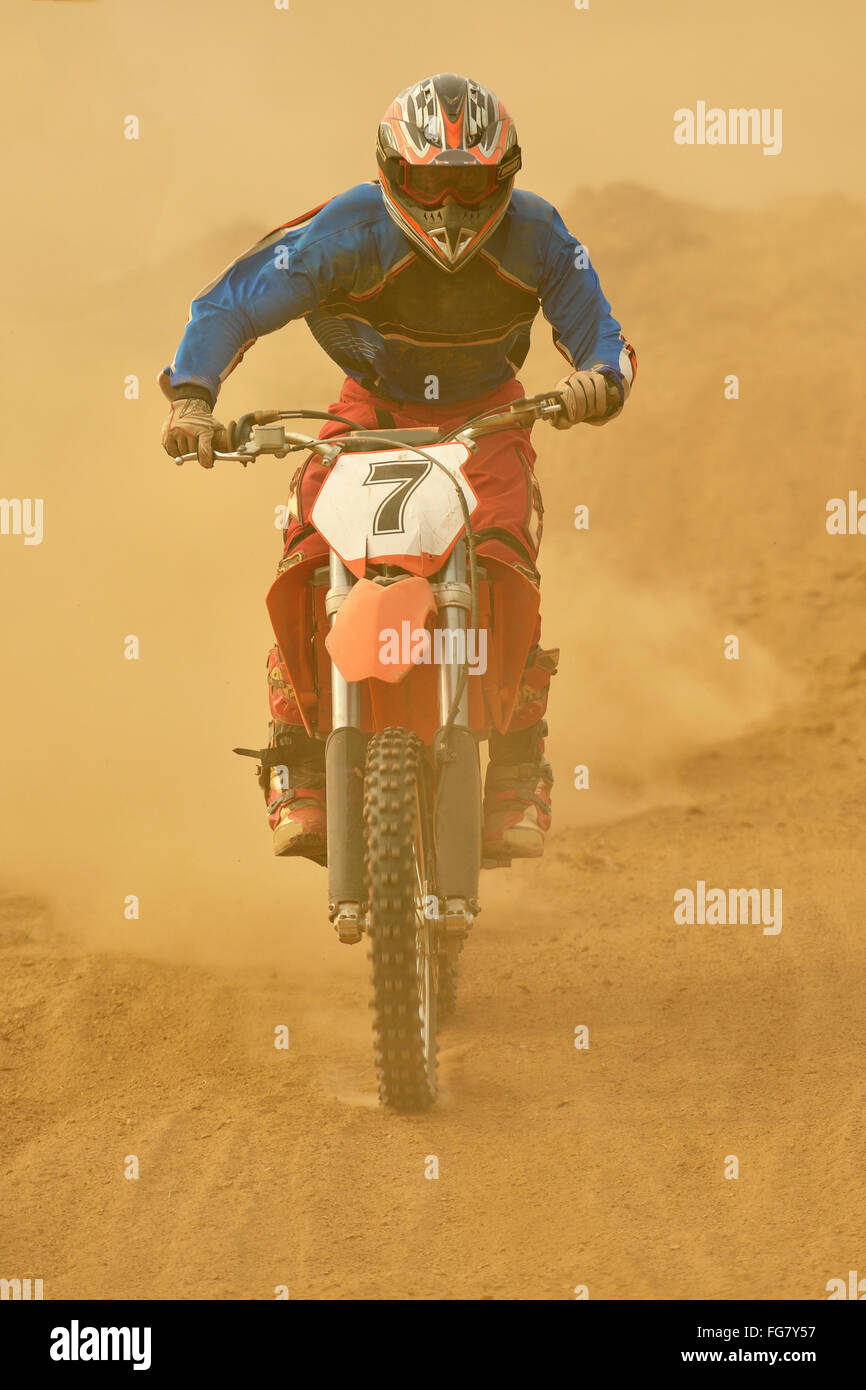 moto da cross Foto Stock