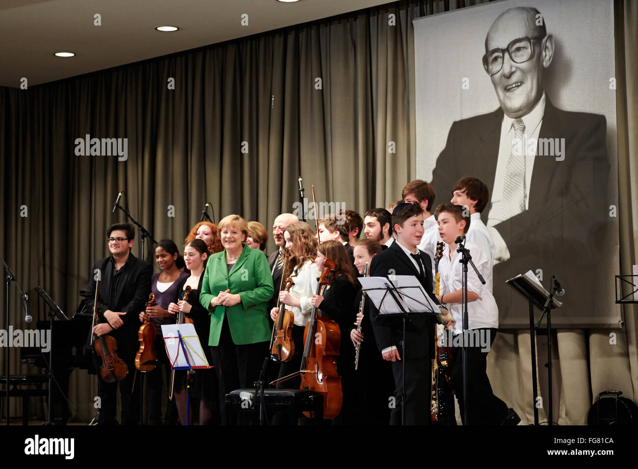 Heinz Galinski Premio 2012 per Angela Merkel Foto Stock