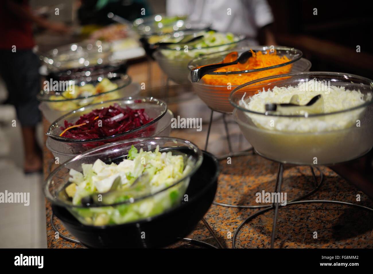 cibo a buffet Foto Stock