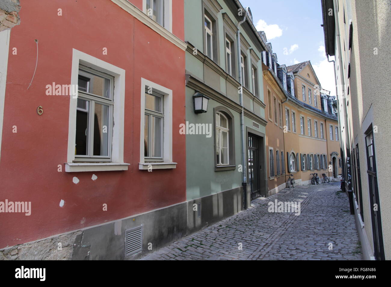 Geografia / viaggi, Germania, Turingia, Weimar, la casa di Goethe, Seifengasse, Additional-Rights-Clearance-Info-Not-Available Foto Stock