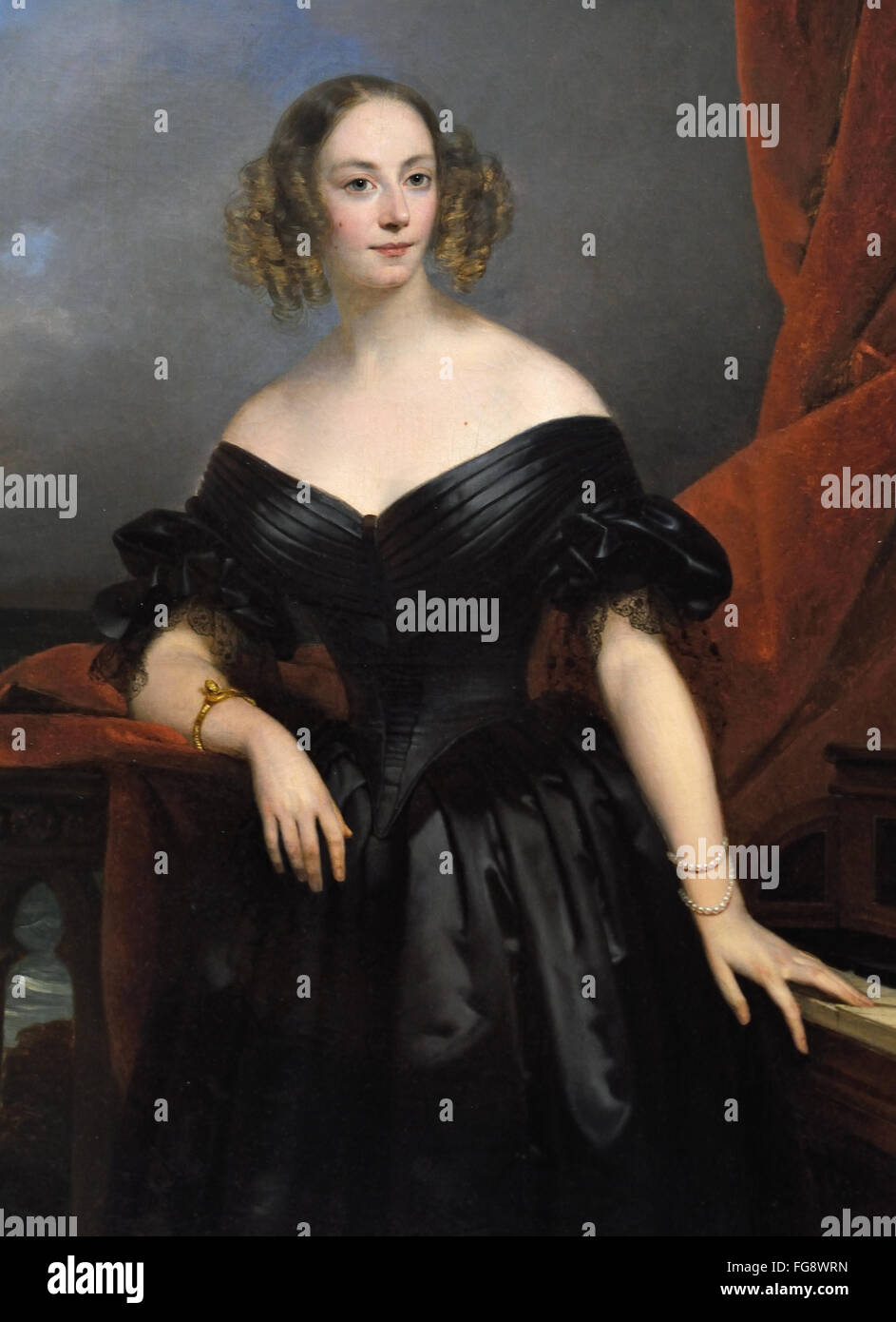Comtesse de Grigneuseville - Contessa Grigneuseville di Claude Marie Dubufe 1790 - 1864 Francia - Francese Foto Stock