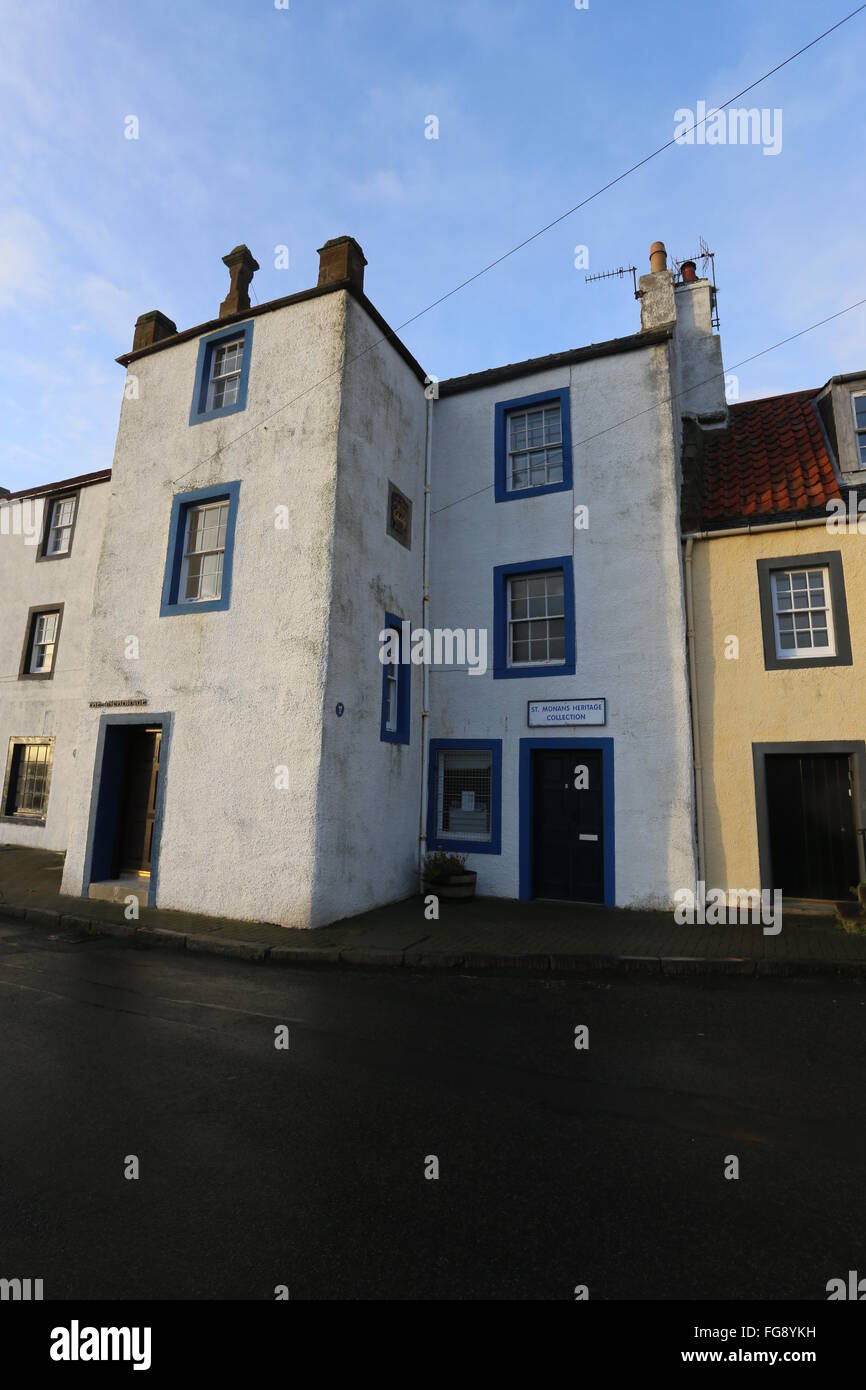 Esterno della st monans raccolta patrimonio fife scozia dicembre 2015 Foto Stock