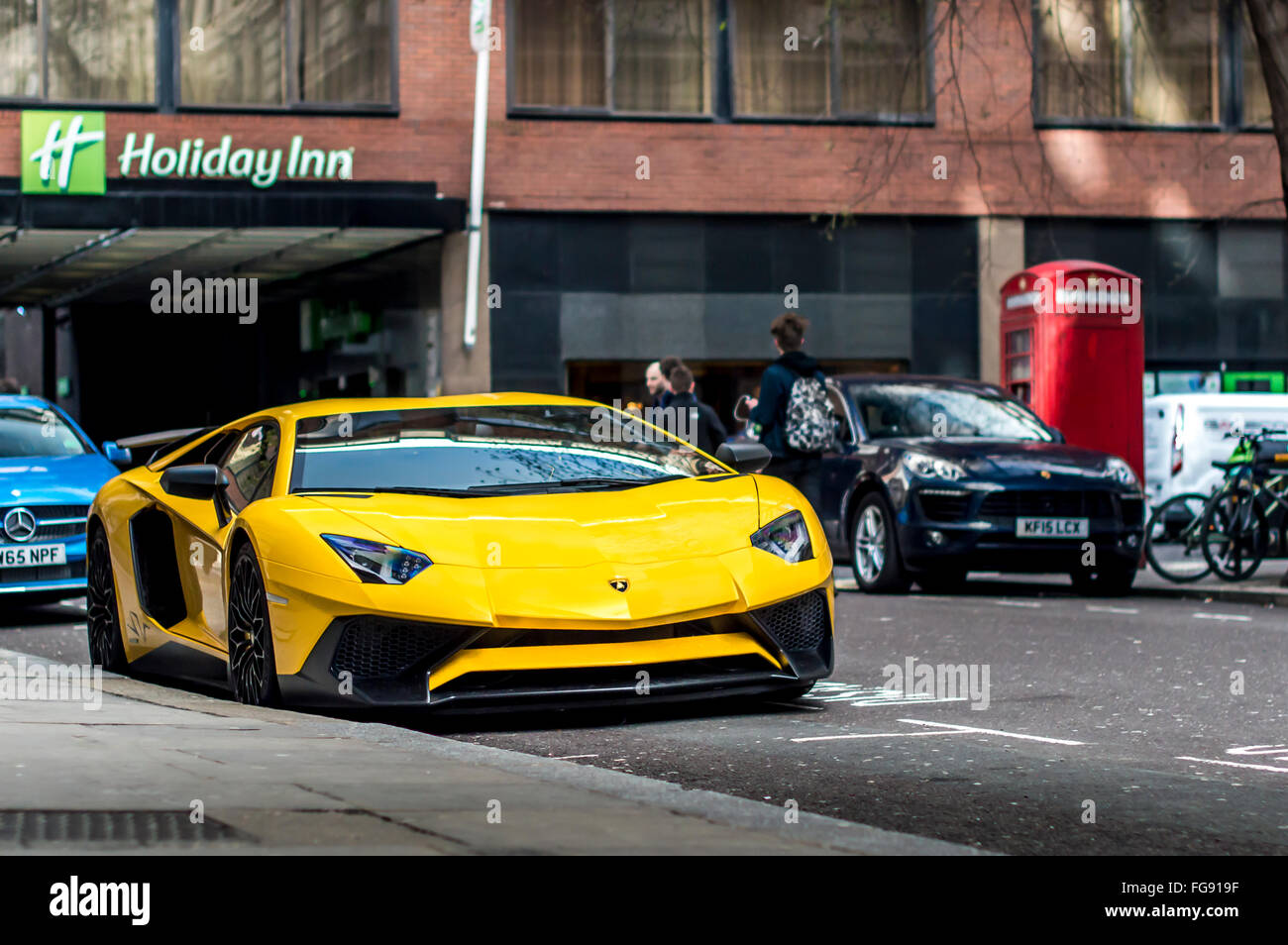 Aventador SV A LONDRA Foto Stock