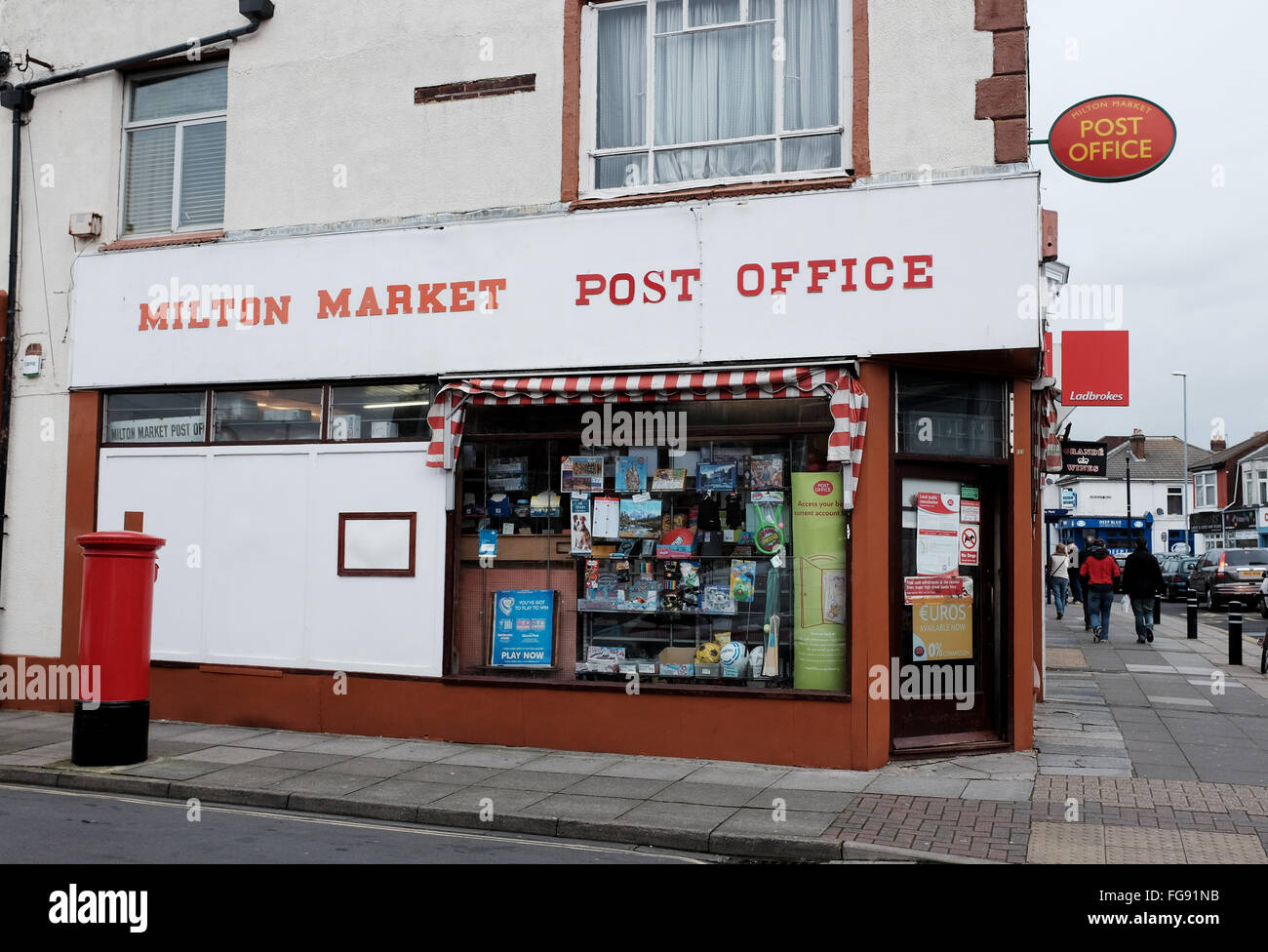 Milton mercato Post Office in Eastney Portsmouth Regno Unito Foto Stock