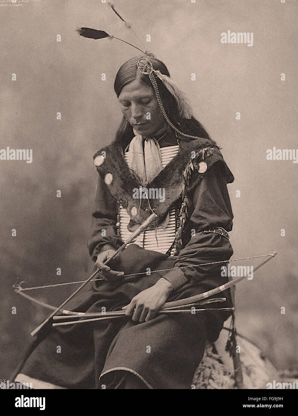 Nativi americani ritratti Foto Stock