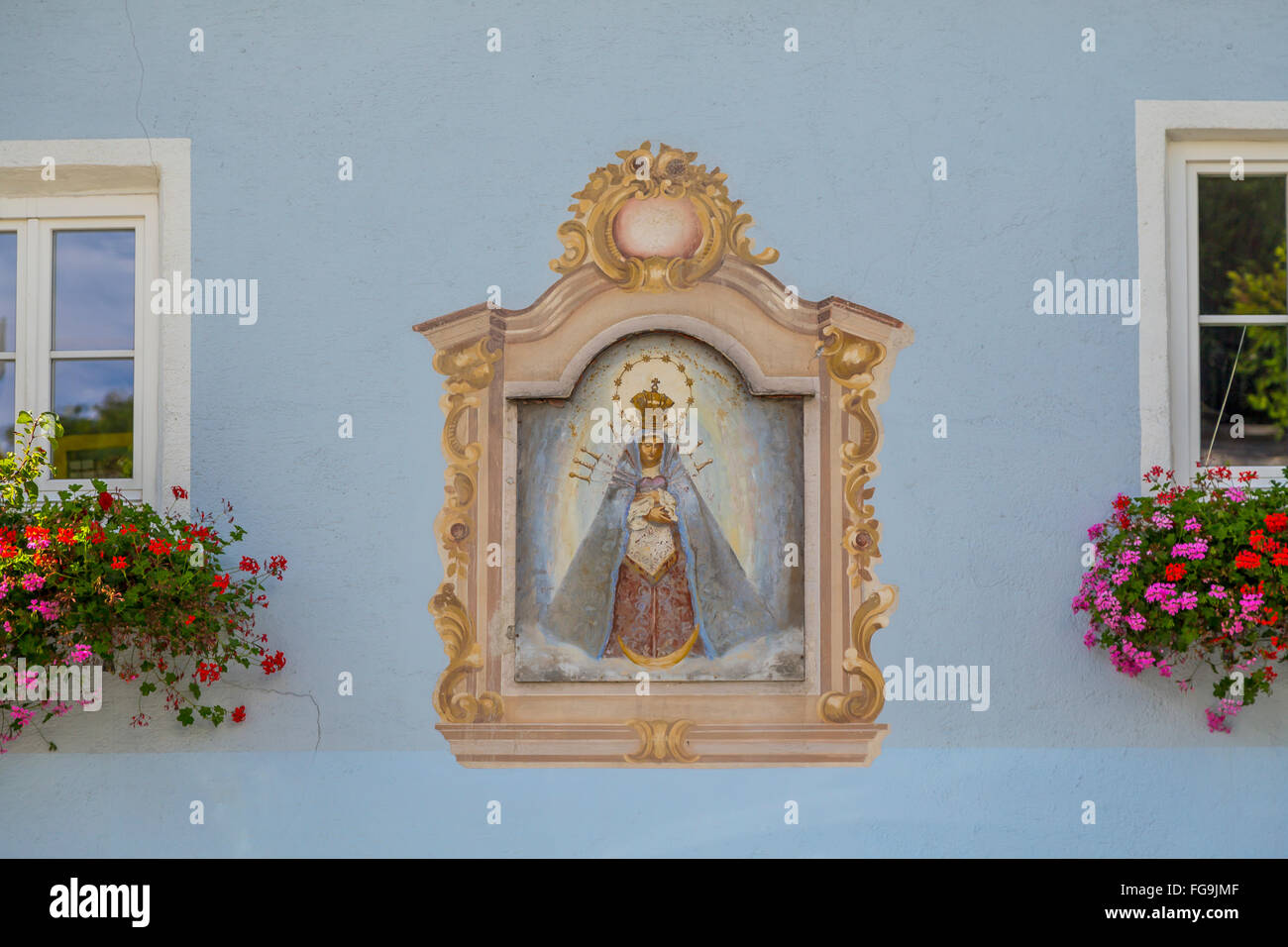 Geografia / viaggi, in Germania, in Baviera, Murnau Schlossbergstrasse, Additional-Rights-Clearance-Info-Not-Available Foto Stock