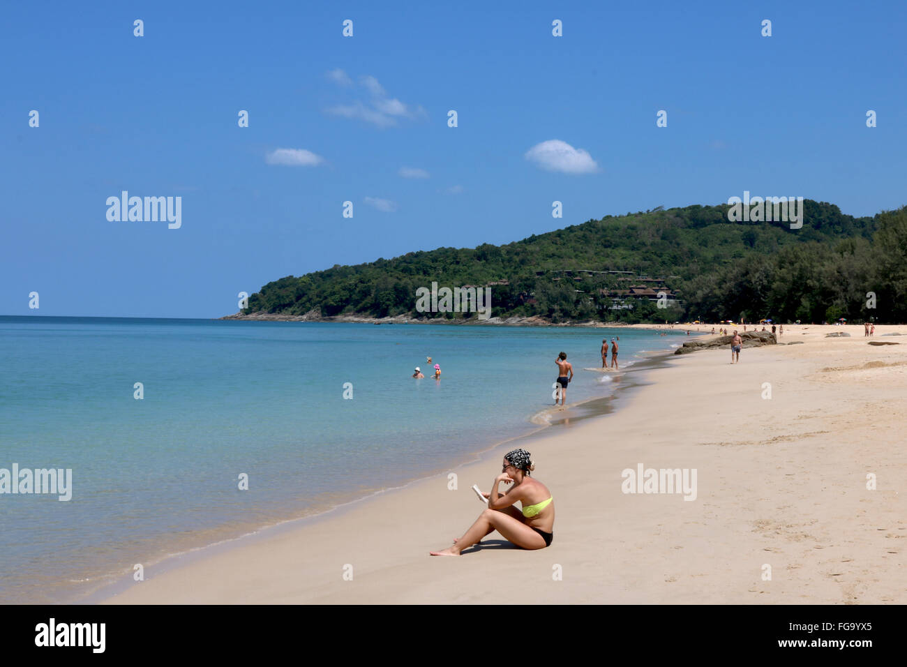 Thailandia Phuket Naithon Naithon Beach Adrian Baker Foto Stock