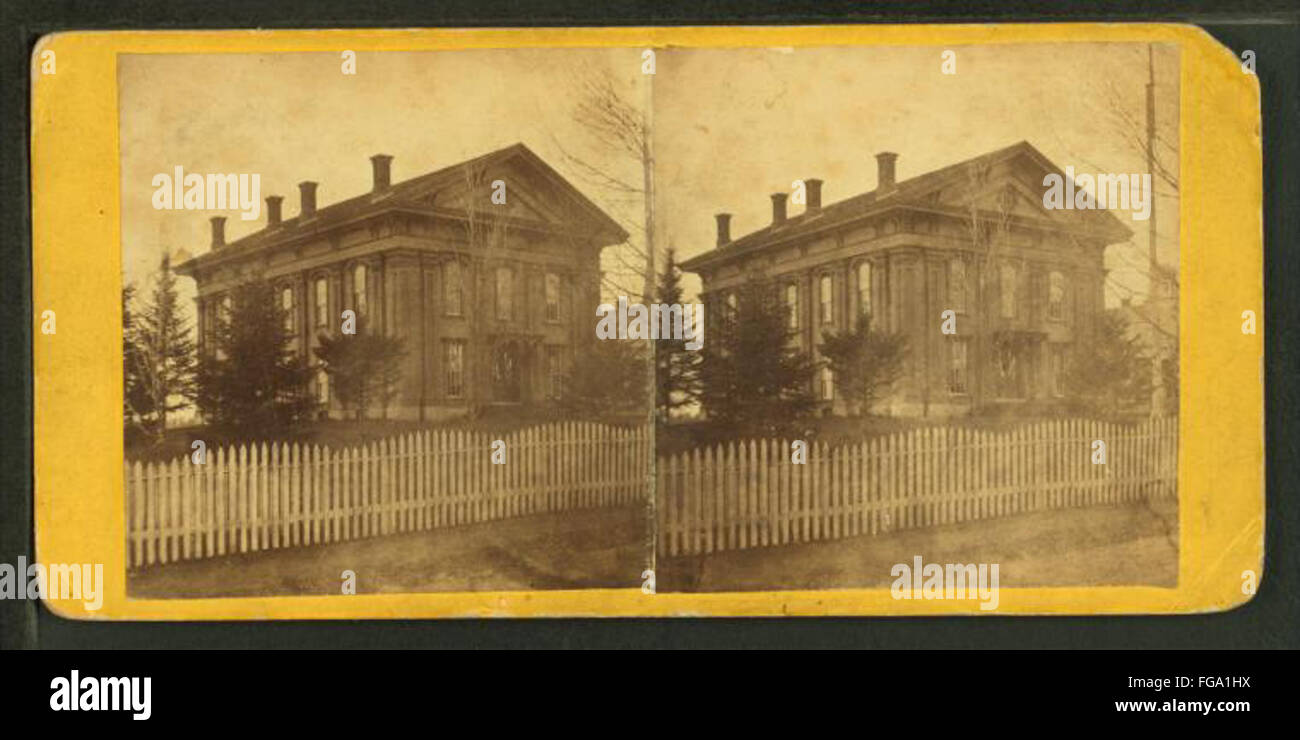 Seminario di Wheaton, da Robert N. Dennis raccolta di vista stereoscopica Foto Stock