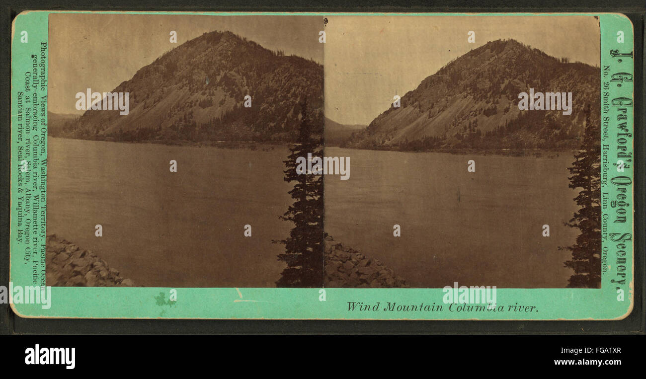 Vento da montagna. Columbia River, J. G. Crawford Foto Stock