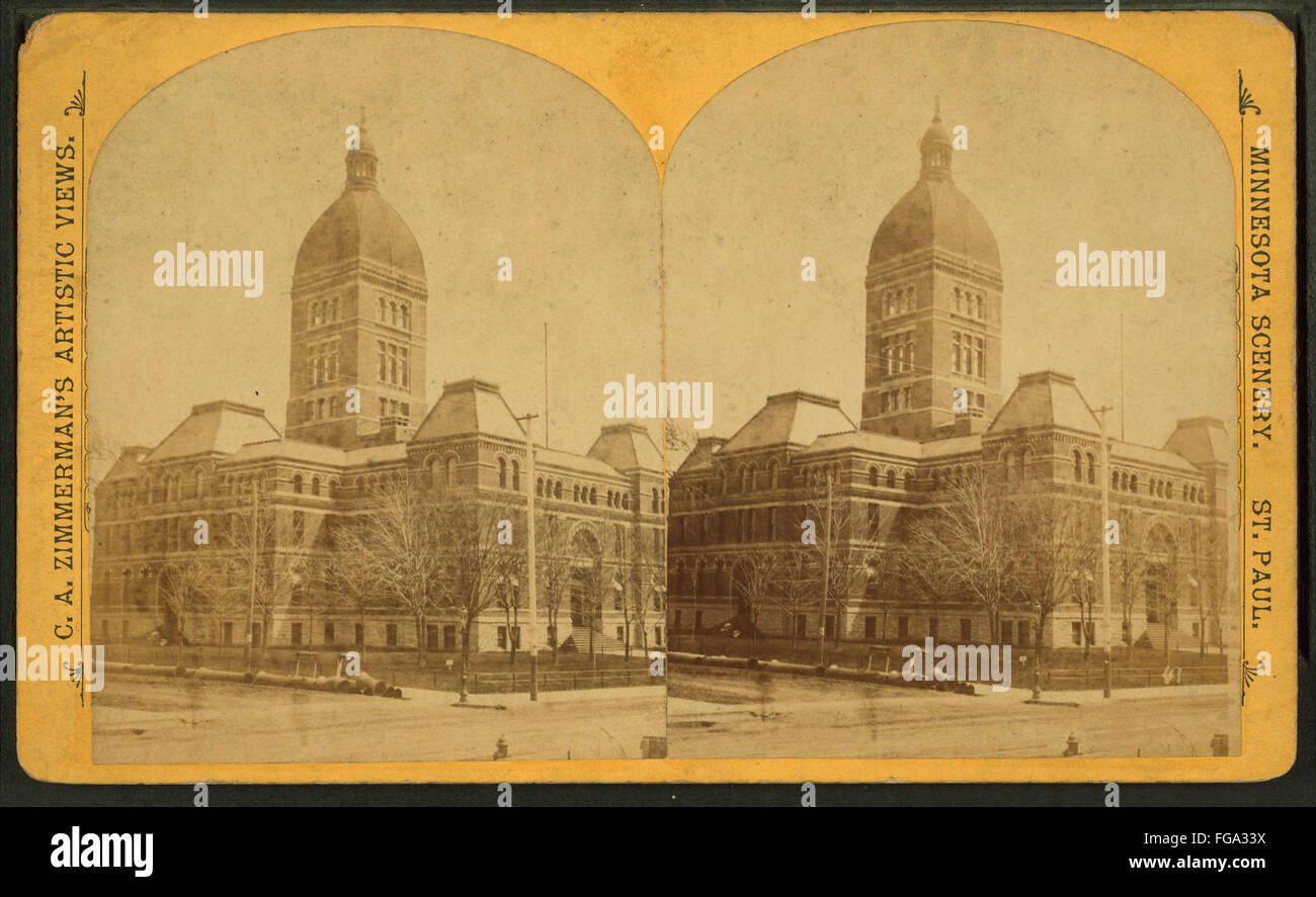 Capitol, da Zimmerman, Charles A., 1844-1909 Foto Stock