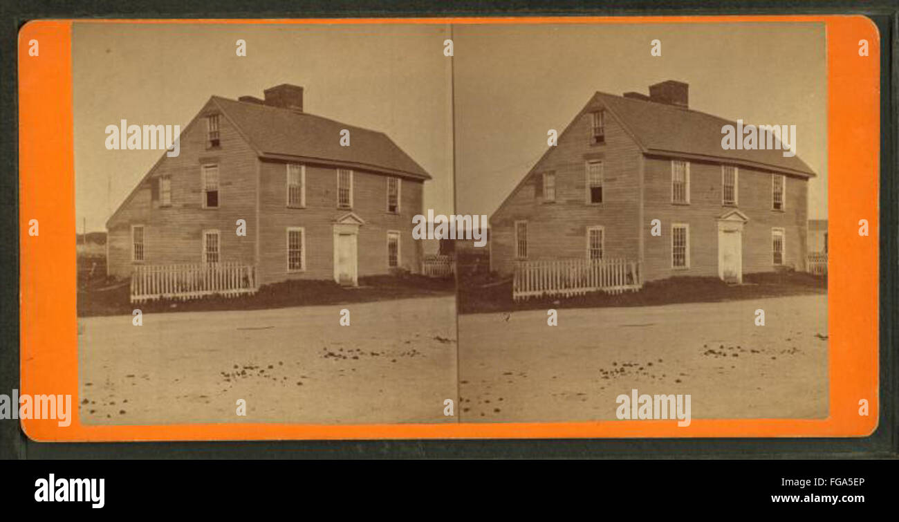 Una fotografia di James A. Jenney che cattura il luogo di nascita di John Adams, evidenziando il significato storico del luogo e la sua architettura. Foto Stock