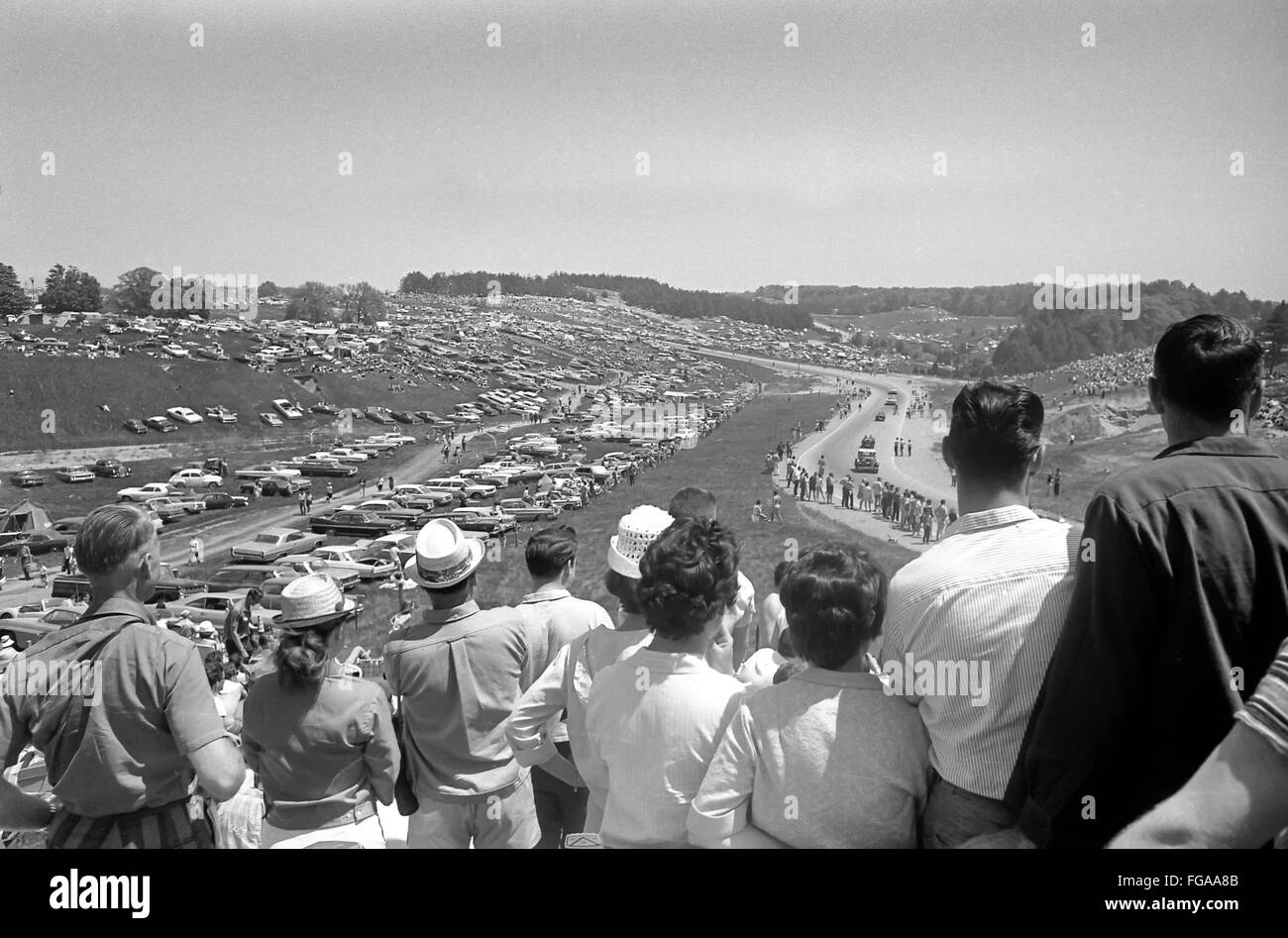 L'inizio del Motorsport e formale e Grand Prix racing in Canada nella gara di Mosport via vicino Bownmanville, Ontario,1960 Foto Stock