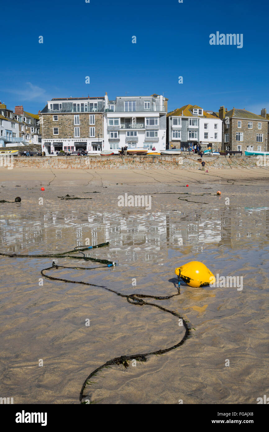 St Ives; Harbour Beach Cornovaglia; Regno Unito Foto Stock