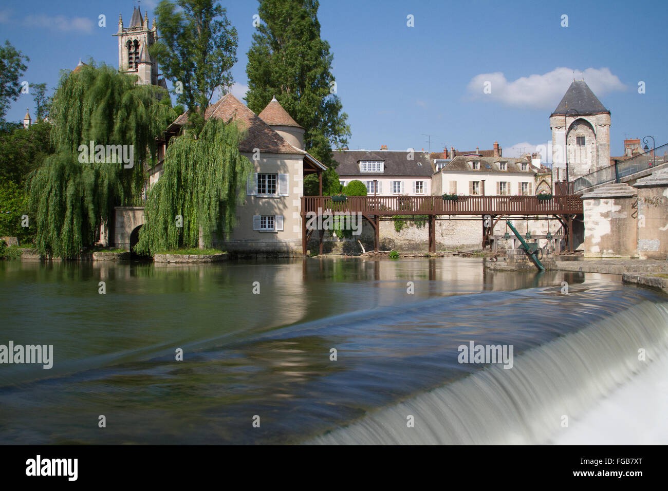 Moret sur LOING Ile de France Francia Foto Stock