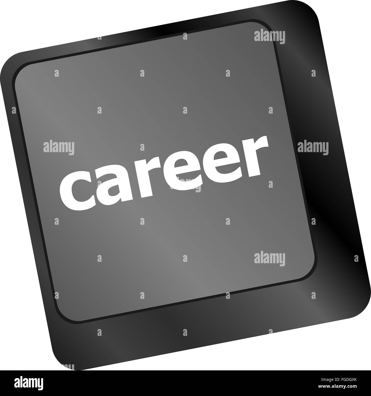 Pulsante di carriera sulla tastiera - concetto di business Foto Stock