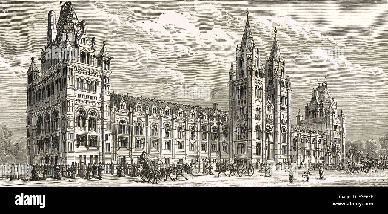 Museo di Storia Naturale di Londra Kensington Foto Stock