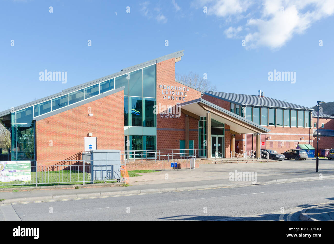 Pershore Leisure Centre in Pershore, Worcestershire Foto Stock