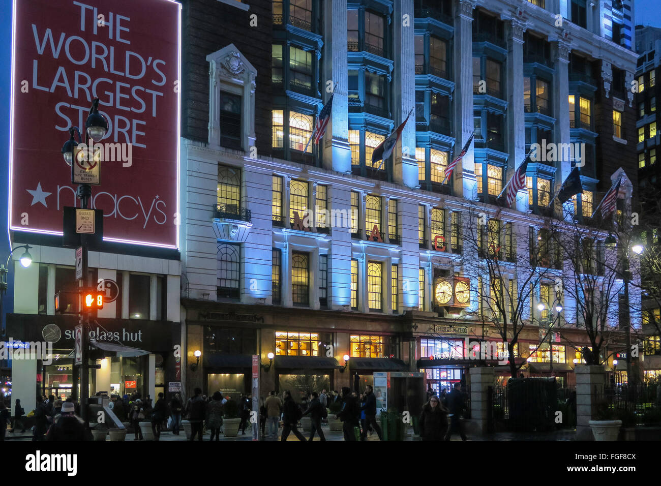 I magazzini Macy's Herald Square, NYC Foto Stock