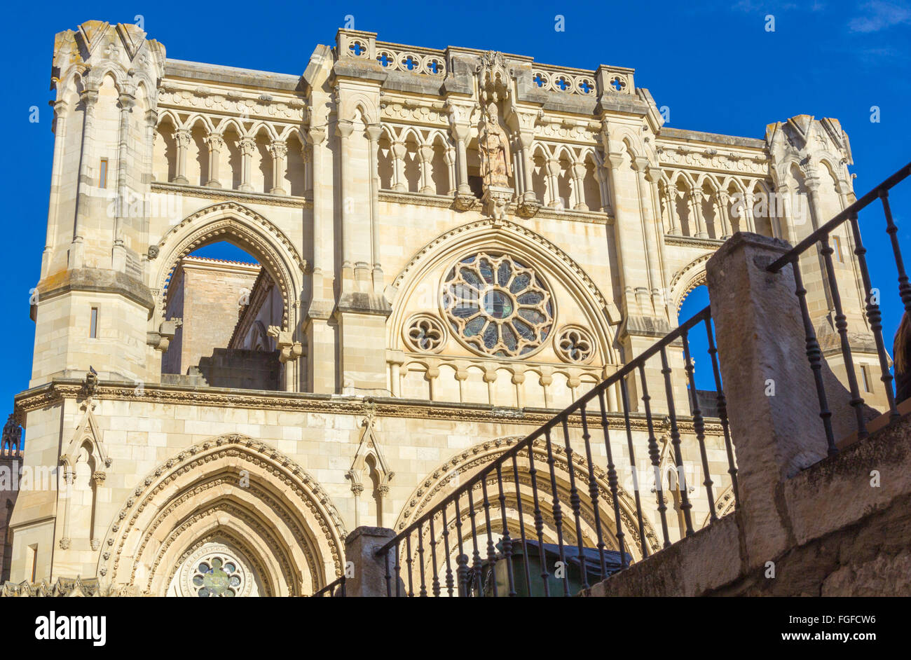 Famosa Cattedrale di Cuenca in Spagna Foto Stock