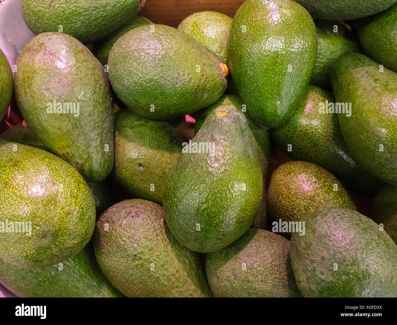 Sfondo con colore verde brillante frutto Foto Stock