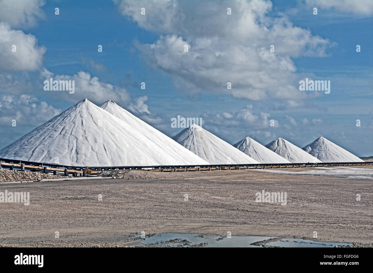 Bonaire, ABC isola campo di sale, Foto Stock