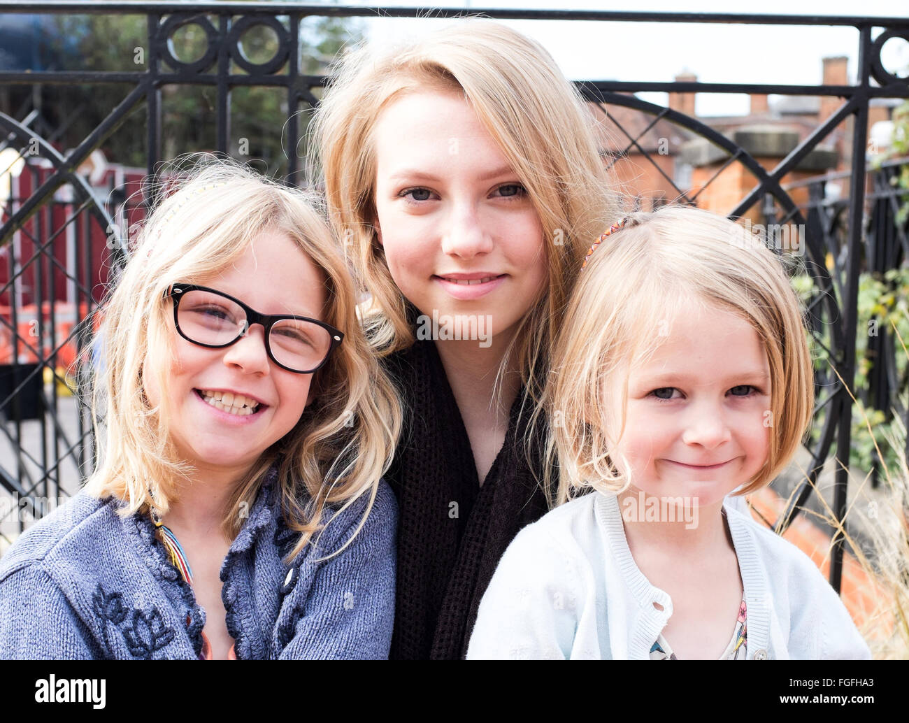 tre sorelle Foto Stock