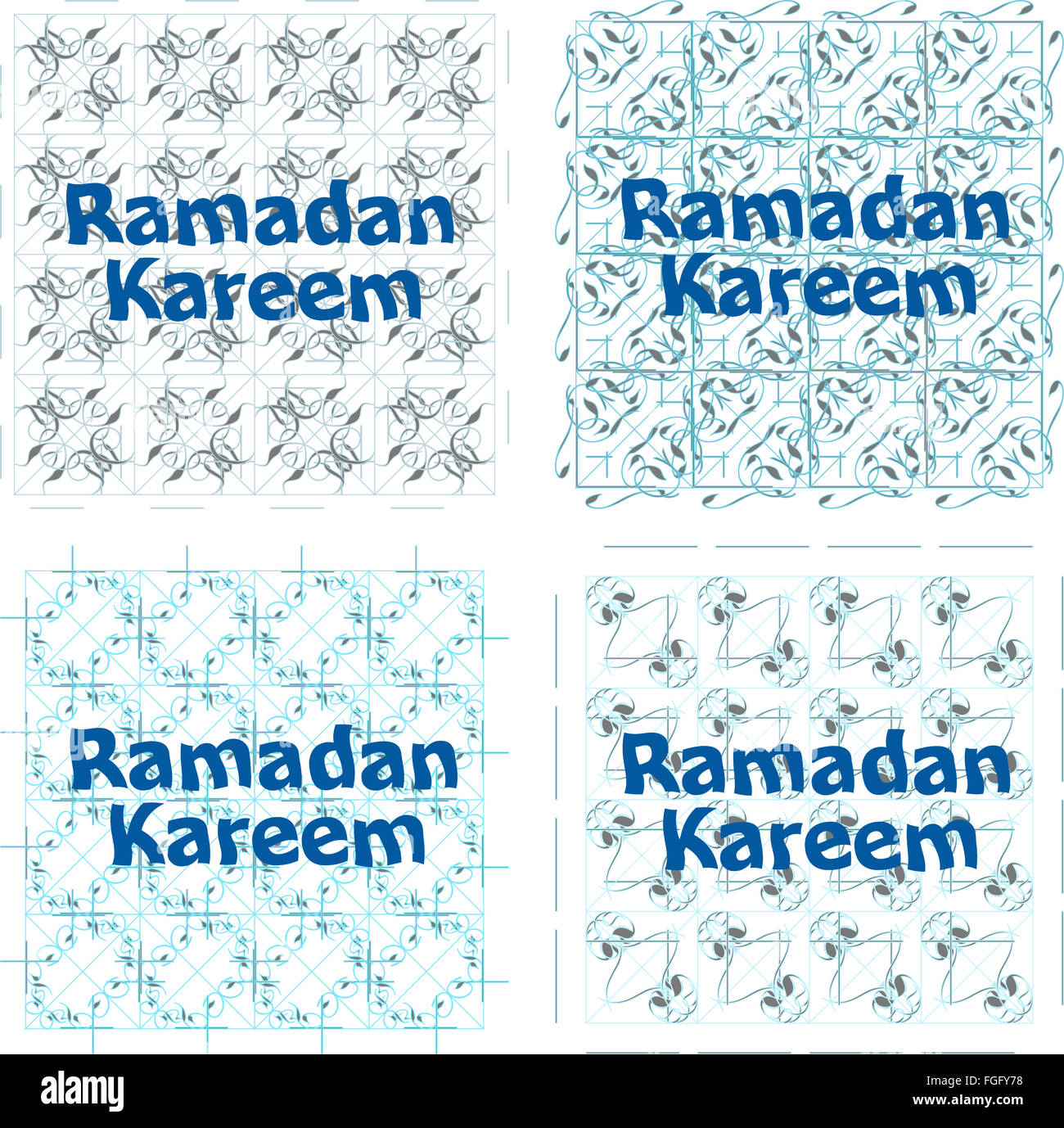 Il sultano di undici mesi Ramadan greeting card. Santo Mese della comunità musulmana Foto Stock
