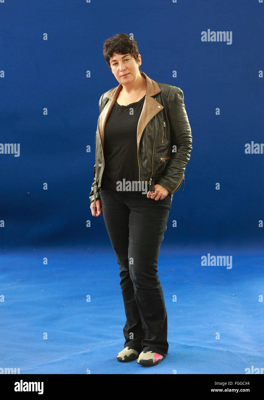 Edinburgh International Book Festival 2013 ritratto di Joanne Harris a Charlotte Square Garden Pic da pak@ Mera Foto Stock