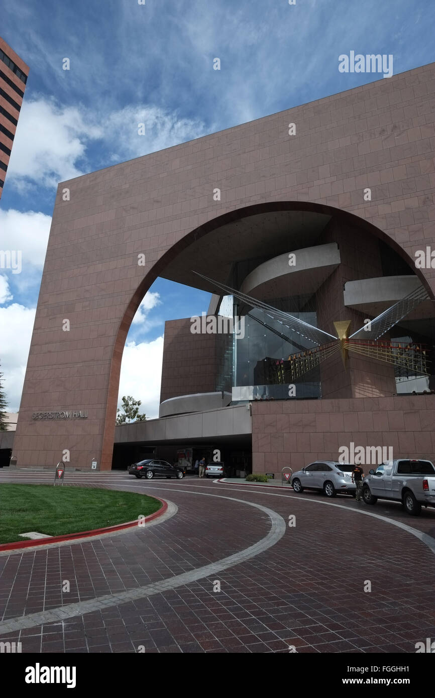 Segerstrom Hall Centro Costa Mesa, Orange County in California Foto Stock