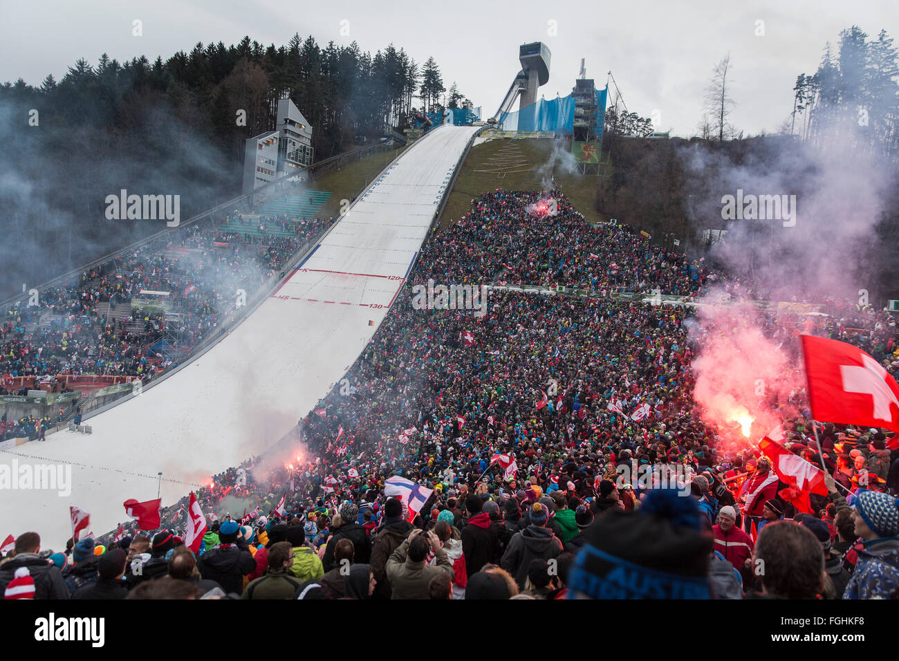 Ski Jumping championship, Austria Foto Stock