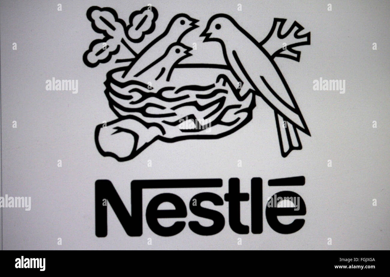 Markenname: "Nestle', Berlino. Foto Stock