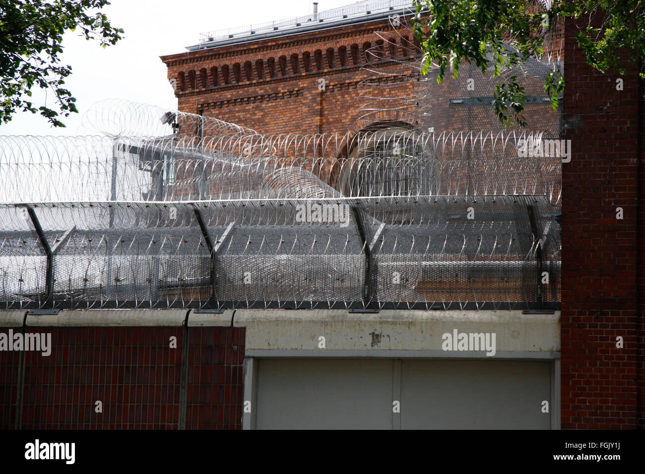 Impressionen: Untersuchungshaftanstalt in Berlin-Moabit. Foto Stock