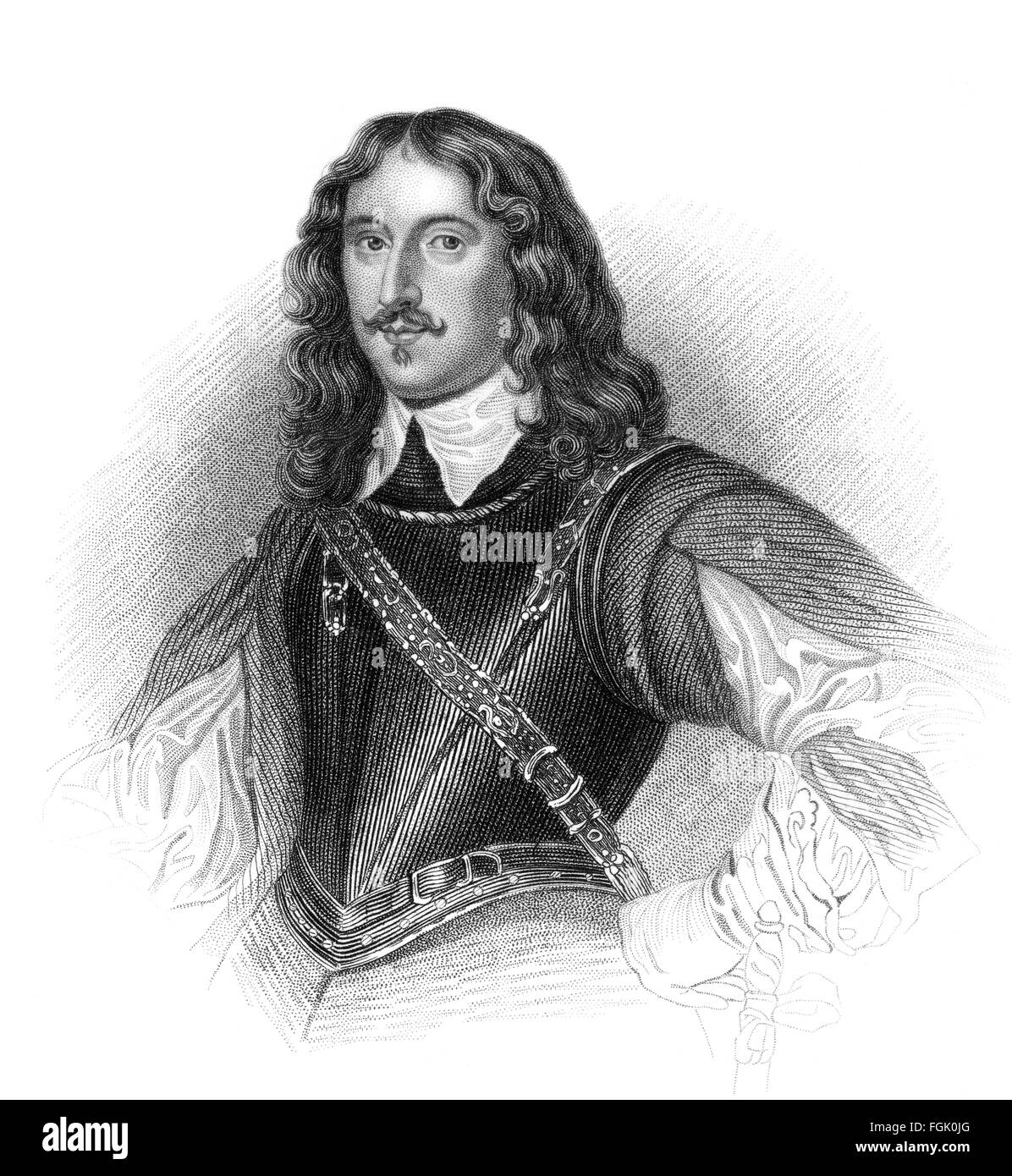 Montagu Bertie, 2° Conte di Lindsey, Barone Willoughby de Eresby, KG, PC, 1608-1666, un soldato inglese, cortigiano e uomo politico Foto Stock