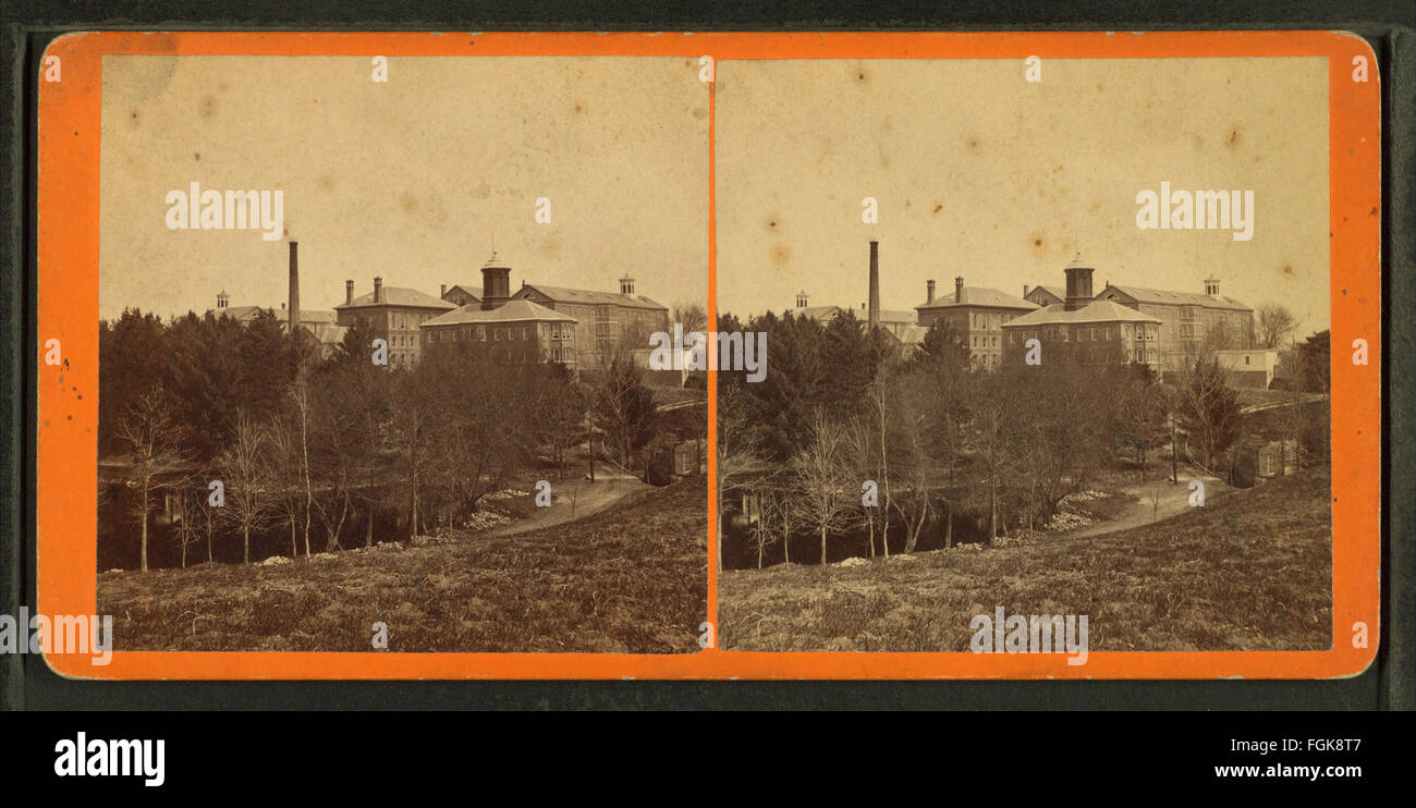 Asilo per il folle. Vista posteriore, da Kimball, H. A. --q(Howard A.), 1845-ca.1930 Foto Stock