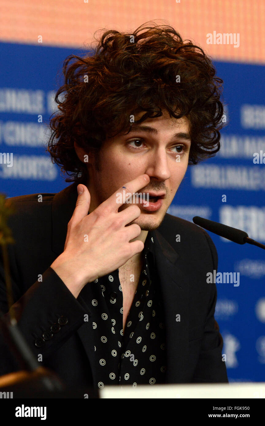 Vincent Lacoste durante il 'Saint Amour " Conferenza stampa al 66° Festival Internazionale del Cinema di Berlino / Berlinale 2016 il 19 febbraio 2016 a Berlino, Germania. Foto Stock