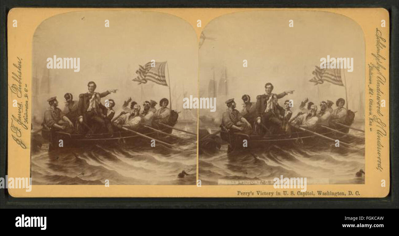 Il Perry's vittoria negli Stati Uniti Capitol, Washington D.C, da Jarvis, J. F. (John F.), b. 1850 2 Foto Stock