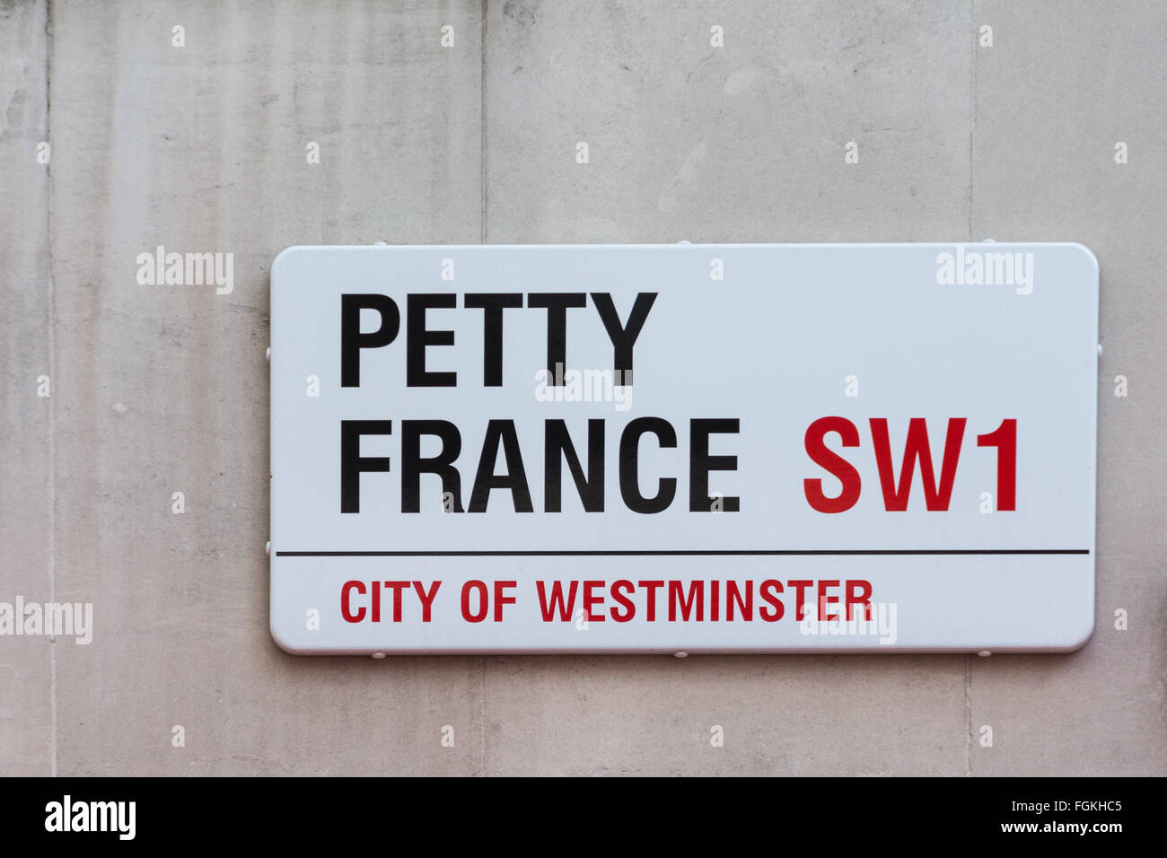 St Jame's Park Station in Petty Francia, London, Westminster SW1 Foto Stock