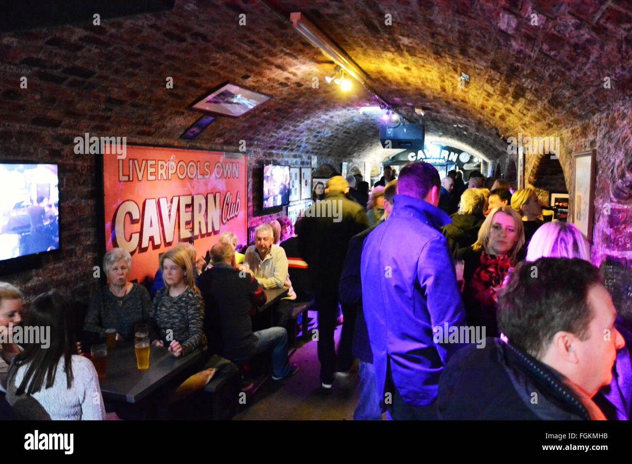 Il Cavern Club,Liverpool, Regno Unito Foto Stock