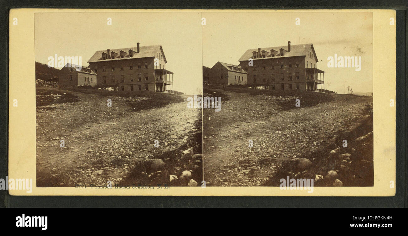 Casa Waumbek, Jefferson, N.H, da Bierstadt fratelli Foto Stock