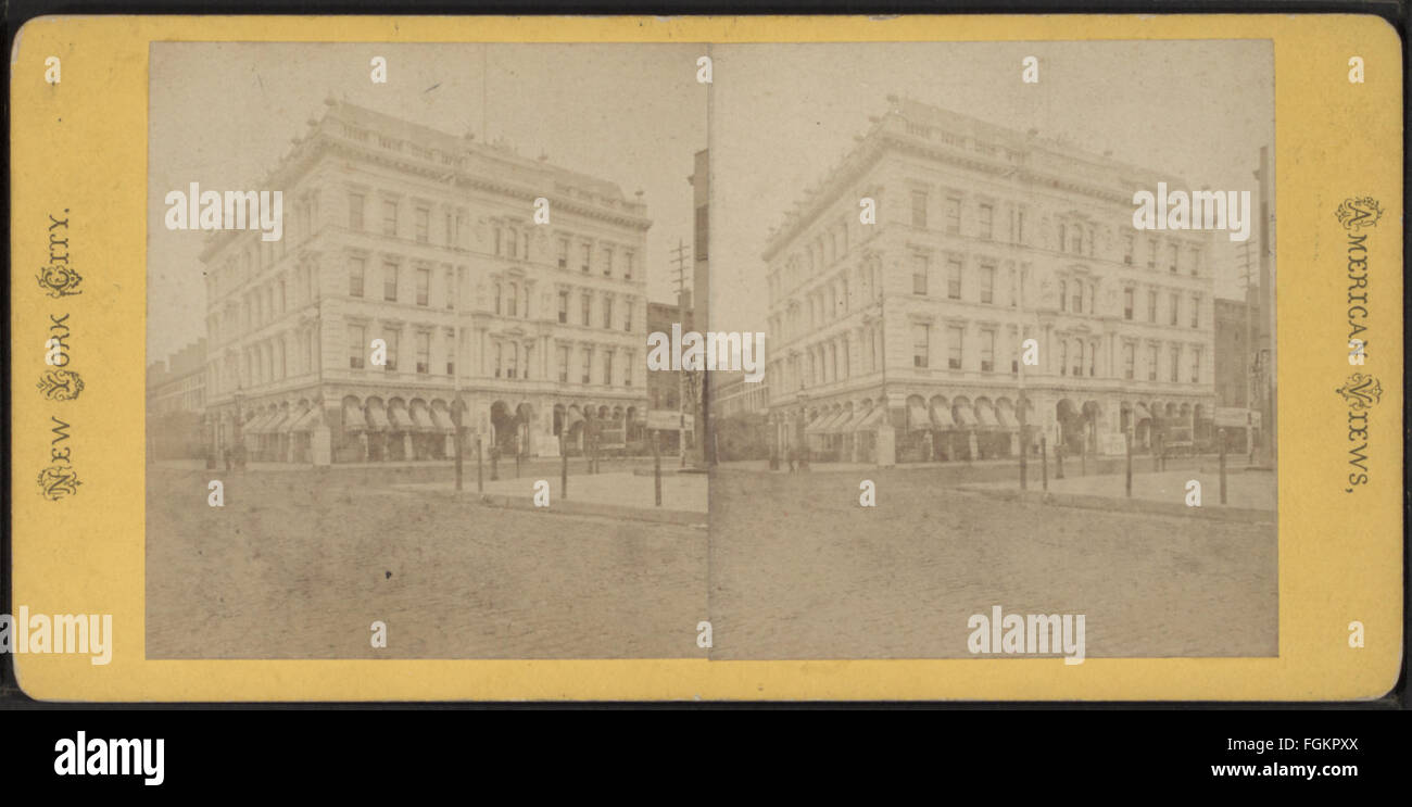 Grand Opera House, da Robert N. Dennis raccolta di vista stereoscopica 2 Foto Stock