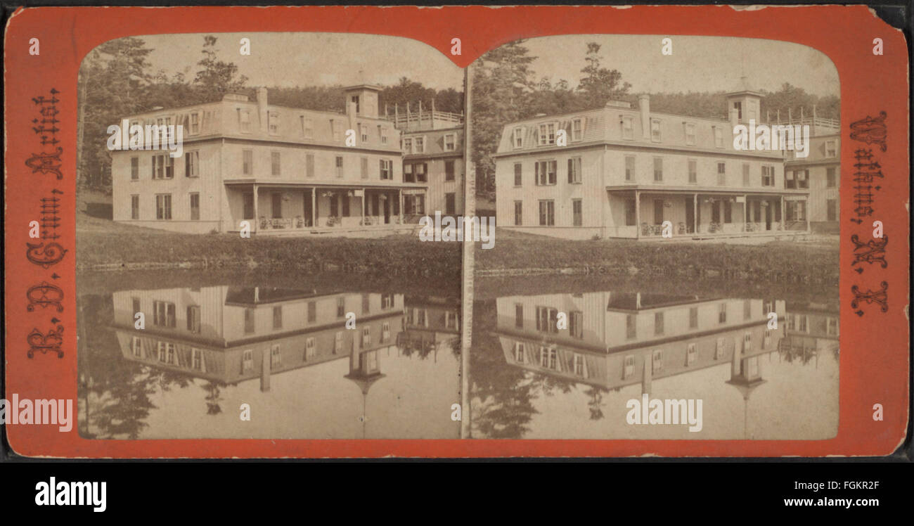 Casa di montagna, Watkins Glen, da Crum, R. D., fl. 1870-1879 Foto Stock