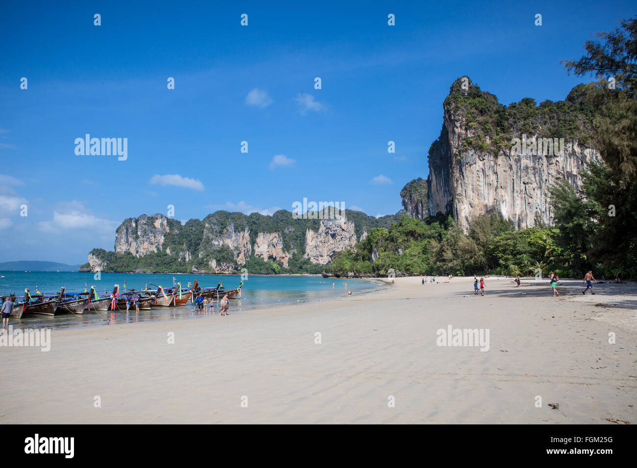 Railay Beach, Tailandia Foto Stock